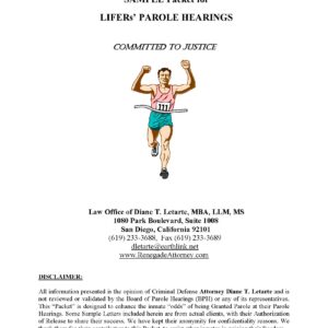 Lifer Parole Packet immediate DOWNLOAD-58-2025